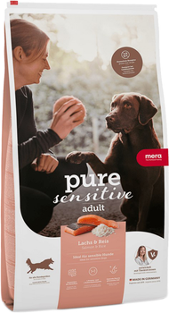 Сухий корм для собак Mera Pure Sensitive з лососем та рисом 12.5 кг (4025877568503)