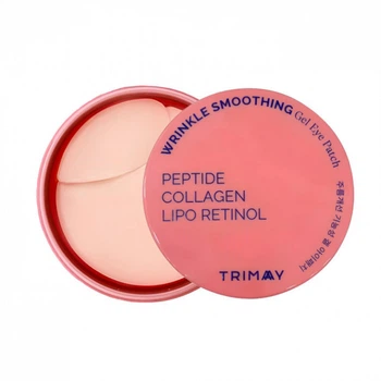 Патчи для век против морщин с пептидами коллагеном и ретинолом Trimay Wrinkle Smoothing Gel Eye Patch 60 шт