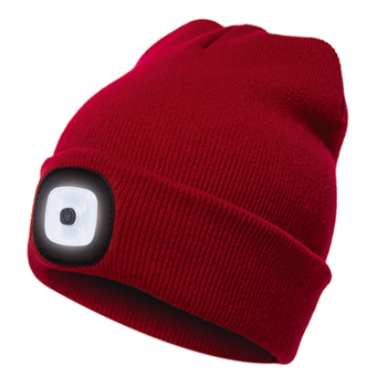 Latarka czołowa Platinet Beanie 48 lm Red (PBL106R)