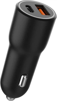 Автомобільний зарядний пристрій Gembird PD 20W USB-А + Type-C (8716309129671)