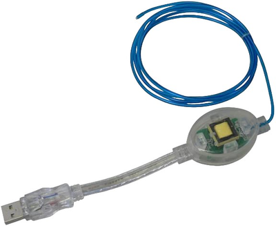Кабель із підсвічуванням Akasa USB 1.8 м Синій (AK-15-NSBLUSB)