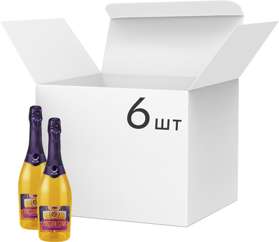 Упаковка слабоалкогольного газованого напою Nitesun Passion Star 6% 0.75 л x 6 шт (4770301238322)