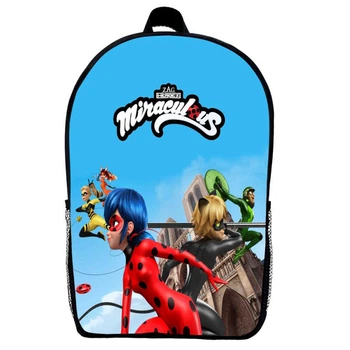 Рюкзак Леди Баг (School Gear bag LB 05) черный, 39 х 27 х 14 см