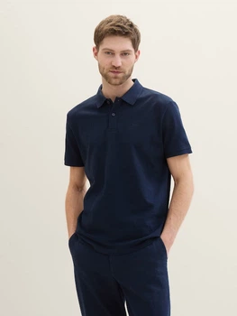 Поло Tom Tailor Basic Polo Shirt S Темно-синій 1031006ХХ10302