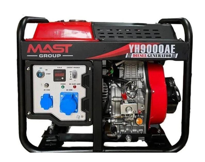 Дизельний генератор MAST GROUP YH9000AE (8,8 кВА/7 кВт)
