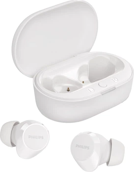 Słuchawki Philips TAT1209 BT 5.3, IPX4, SBC, sterowanie dotykowe White (4895229138063)