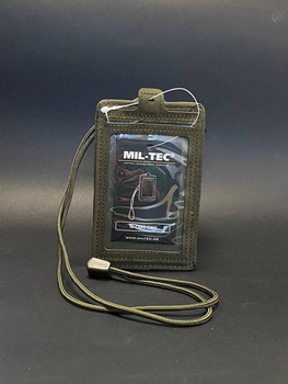 Обложка на военный билет Mil-Tec , тактический чехол для карточек MIL-TEC Олива ID CARD CASE