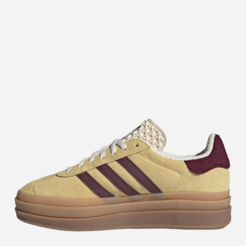 Sneakersy damskie na platformie adidas Originals Gazelle Bold W IF5937 39.5 (6UK) Żółte (4066765782571)