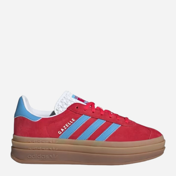 Sneakersy damskie na platformie adidas Originals Gazelle Bold W IE0421 36.5 Czerwone (4066764972836)