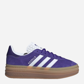 Tenisówki damskie na platformie adidas Originals Gazelle Bold W IE0419 39.5 (6UK) Fioletowe (4066765952585)