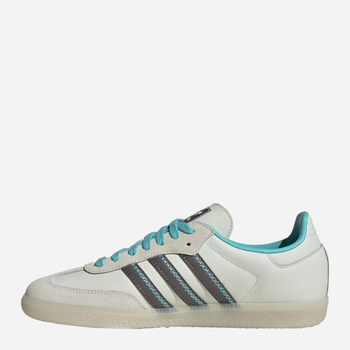 Sneakersy damskie do kostki adidas Originals Samba OG W IG6048 41.5 (7.5UK) Biały/Turkusowy (4066759293557)