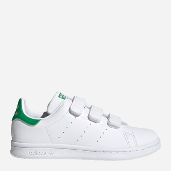 Tenisówki chłopięce na rzepy adidas Originals Stan Smith CF C FX7534 30.5 (12.5KUK) Białe (4064037458230)