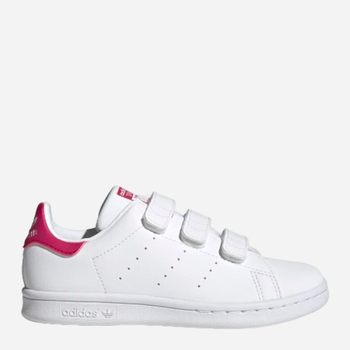 Tenisówki chłopięce na rzepy adidas Originals Stan Smith CF C FX7540 35 (2.5UK) Białe (4064037696373)