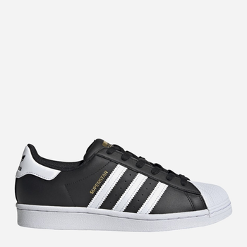 Trampki damskie skórzane do kostki adidas Originals Superstar W FV3286 40.5 (UK 7) Czarne (4062056828126)