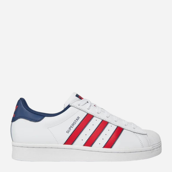 Sneakersy męskie skórzane adidas Originals Superstar IG4318 43.5 (9UK) Biały/Granatowy (4067886913035)