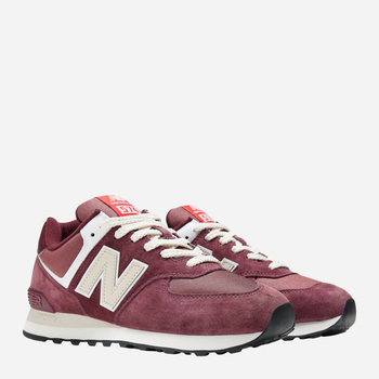 Чоловічі кросівки New Balance 574 U574 44.5 (10.5US) Бордові (196941377438)