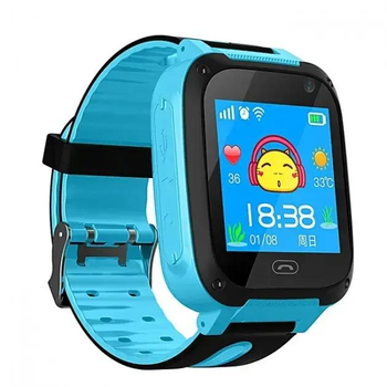 Наручные детские смарт часы Smart F1 детские Blue (10546)