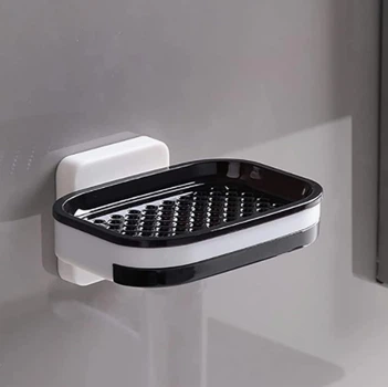 Мильниця настінна на липучку у ванну зі зливом Soap dish