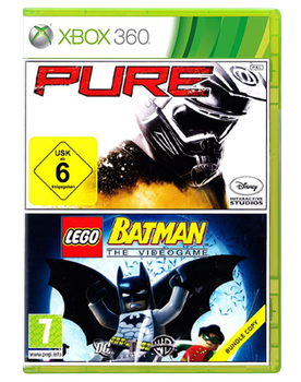 Игра Microsoft Xbox 360 Pure / LEGO Batman: The Videogame Английская Версия DVD 2шт Б/У