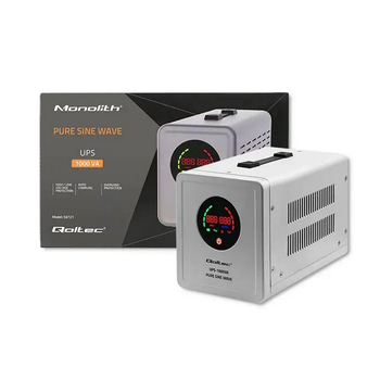 Источник бесперебойного питания Qoltec 700/1000 UPS 12V-230V