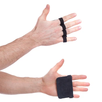 Накладки атлетичні ковзаючі Грипад 2шт One size Шкіра GRIPAD WorkOut Zelart чорний V503