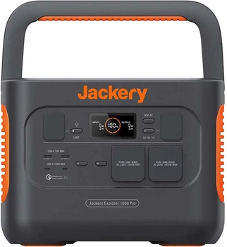 Зарядна станція Jackery Explorer 1000 PRO / 1000 Вт / 1002 Вт⋅год / Li-ion (190074000324)
