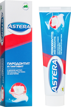 Зубная паста для защиты от пародонтоза - Astera Active+ Parodont Protection Lasting Mint 100ml (305077-9563471)