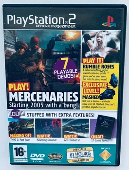 Playstation 2 Official Magazine UK Demo 55, английская версия - диск для PlayStation 2, Б/У