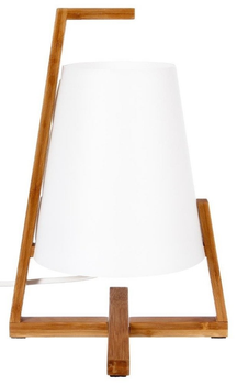 Lampa stołowa z bambusową podstawą Atmosphera 32 cm (3560238911648)