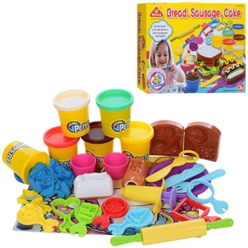 Игровой набор для лепки PEIPEILE Сладости, хот-доги, 6 цветов, 3245 METR+