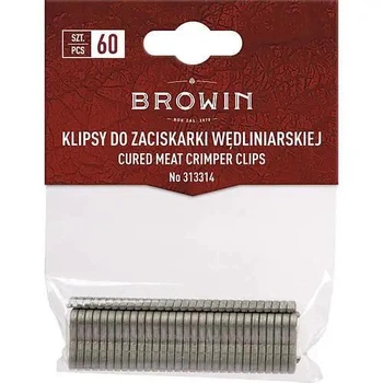 Кліпси для ручного кліпсатора Browin 60шт- (313314)