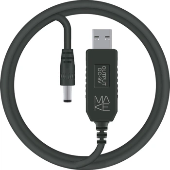 Кабель Make USB to DC 9V 1 м Black (MCB-DP1BK)