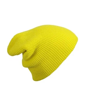 Шапка мужская Myrtle Beach Knitted Long Beanie U Желтый (MB7955MYELU)