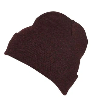 Шапка мужская Myrtle Beach Melange Beanie U Темно-красный (MB7122MDRMU)
