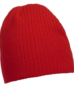 Шапка женская Myrtle Beach Rib Beanie U Красный (MB7923MREDU)