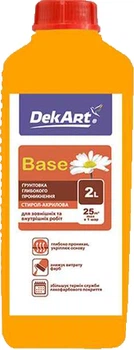 Грунтовка ВДА глубокого проникновения DekArt Base 2 л (4820089416105)