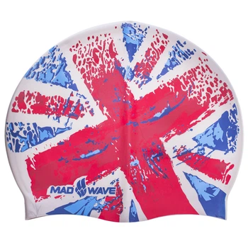 Шапочка для плавания M-D UK (силикон, красный) (M055515)