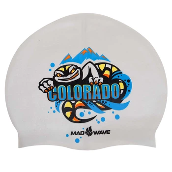 Шапочка для плавания M-D COLORADO (силикон, серебряный) (M055838_Серебряный)