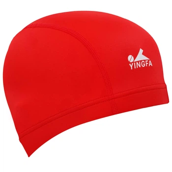 Шапочка для плавания YINGFA Pro (нейлон, лайкра, Красный) (C0075_Красный)
