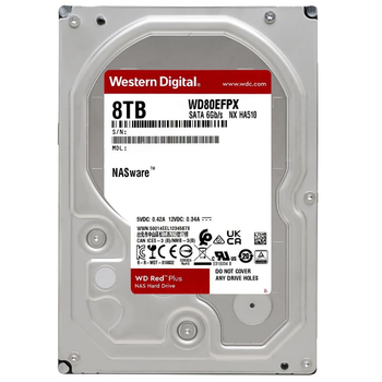 Жорсткий диск Western Digital HDD 3.5 8TB WD Red Plus (WD80EFPX)