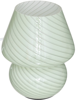 Lampa stołowa ze szklaną podstawą Atmosphera Cara 18.5 cm Green (3560232829772)