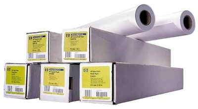 Papier do plotera HP Q1444A Bright White Inkjet Paper 90 g/m2 841 mm x 45.7 m Matowy Biały (0725184994913)