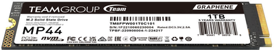 Dysk SSD Team Group MP44 1TB M.2 PCIe 4.0 x4 3D NAND TLC (TM8FPW001T0C101)