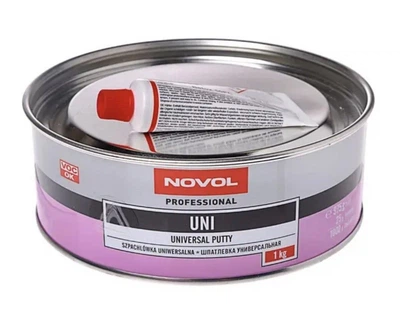 Шпаклевка автомобильная NOVOL UNI универсальная 1 кг (1103)