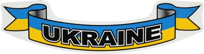 Наклейка UA (с надписью UKRAINE флаг на сине-желтый фон) 11х3 1-12