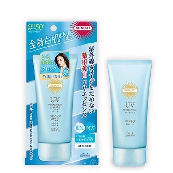 Солнцеащитная отбеливающая эссенция Kose Cosmeport Suncut с Транексамовой кислотой 80г
