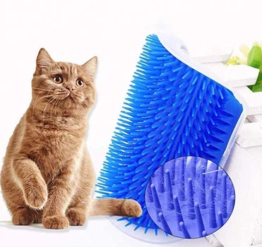 Чесалка щітка масажер для кішок Cat it Blue