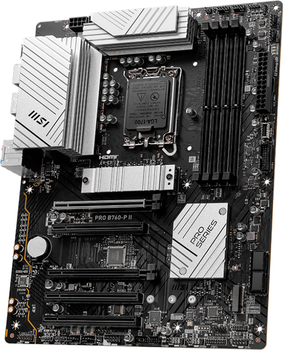 Материнська плата MSI PRO B760-P II (s1700, Intel B760, PCI-Ex16) (7E29-002R)