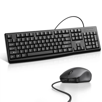 Миша+клавіатура UGREEN Wired Combo Eng/Ru Black (UGR-15217)