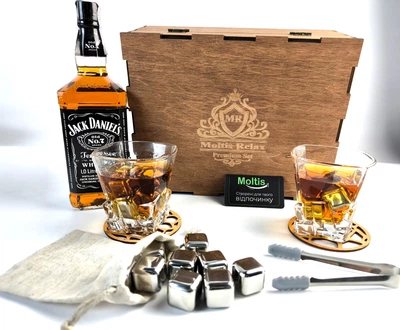 Подарочные наборы Moltis Relax Whisky Stones, Saxum 8 шт кубиков (MR-1015) 10076